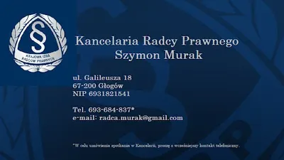 Kancelaria Radcy Prawnego Szymon Murak